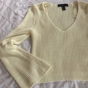 Bell sleeve sweater